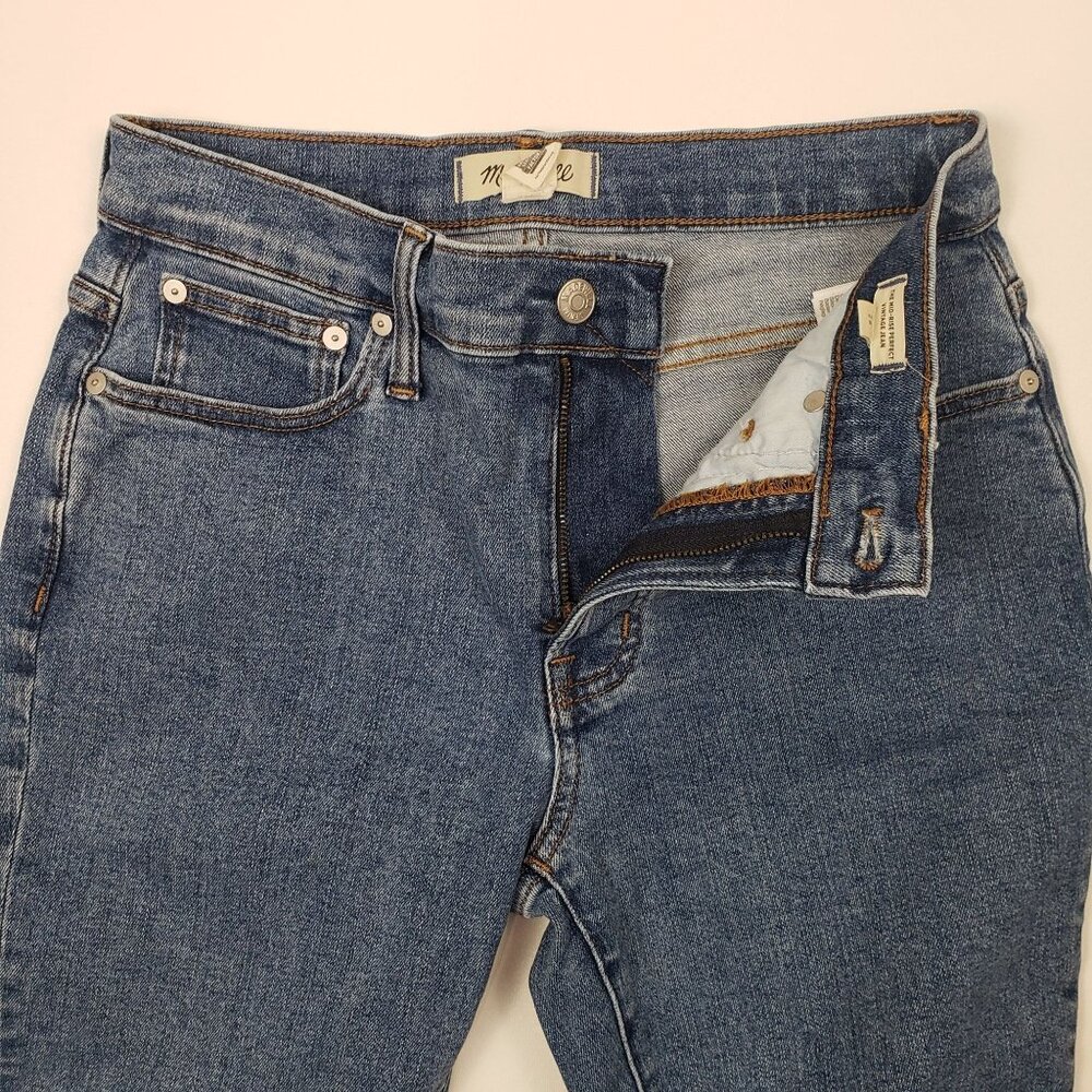 Madewell The Mid-Rise Perfect Vintage Jeans In Knowland Wash Womens Size 26 NWOT - Picture 13 of 16